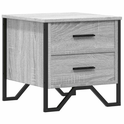 vidaXL Nachttisch Grau Sonoma 40x41x40 cm Holzwerkstoff