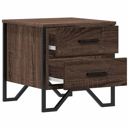 vidaXL Nachttisch Eichen-Optik 40x41x40 cm Holzwerkstoff