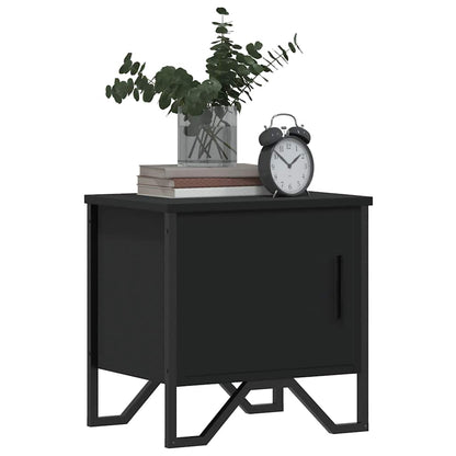 vidaXL Nachttisch Schwarz 40x30x40 cm Holzwerkstoff
