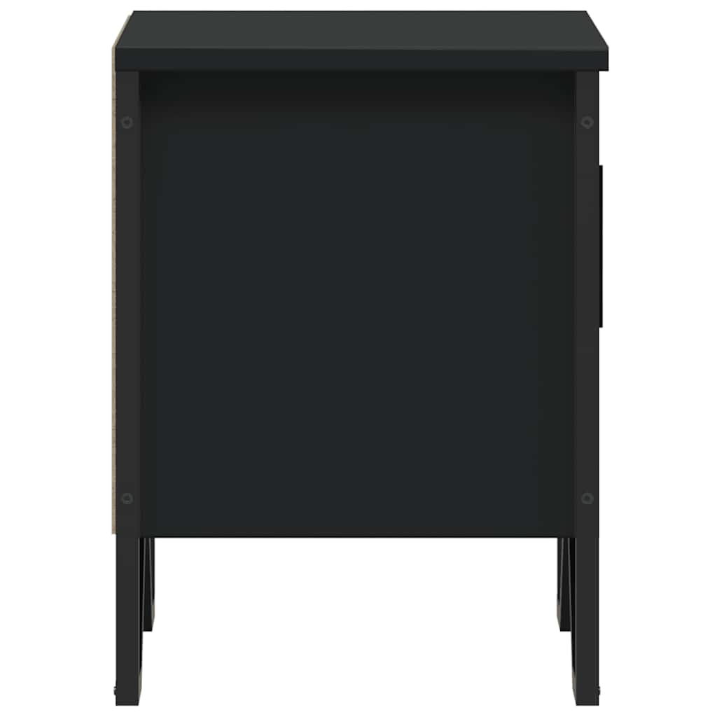 vidaXL Nachttisch Schwarz 40x30x40 cm Holzwerkstoff