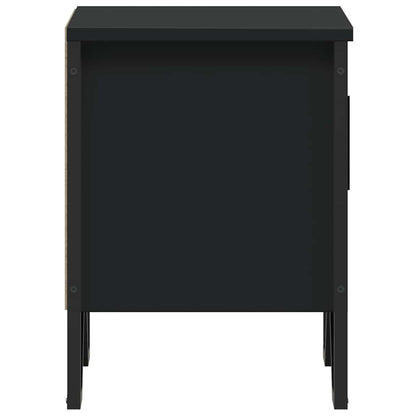 vidaXL Nachttisch Schwarz 40x30x40 cm Holzwerkstoff