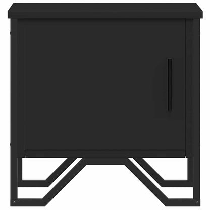 vidaXL Nachttische 2 Stk. Schwarz 40x30x40 cm Holzwerkstoff