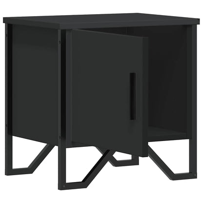 vidaXL Nachttische 2 Stk. Schwarz 40x30x40 cm Holzwerkstoff
