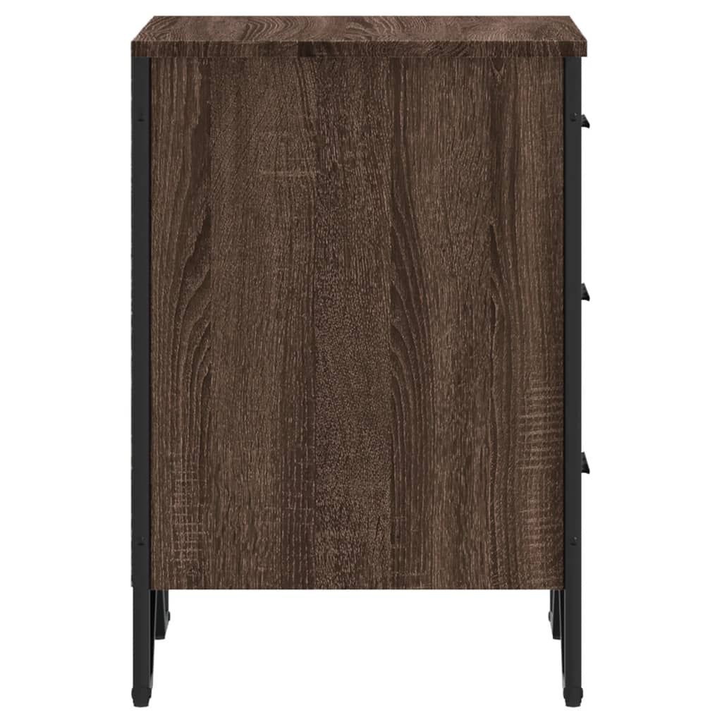 vidaXL Nachttisch Braun Eichen-Optik 40x41x60 cm Holzwerkstoff