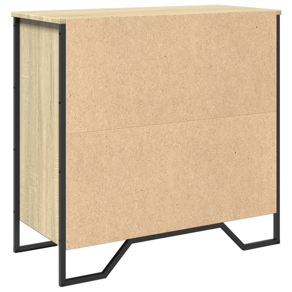 vidaXL Buffet Chêne Sonoma 78x35,5x74,5 cm Bois d'ingénierie