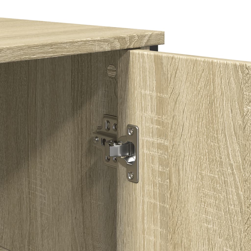 vidaXL Buffet Chêne Sonoma 78x35,5x74,5 cm Bois d'ingénierie