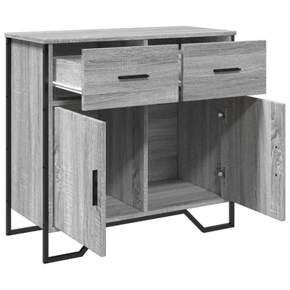 vidaXL Buffet gris Sonoma 79,5x35,5x74,5 cm Bois d'ingénierie