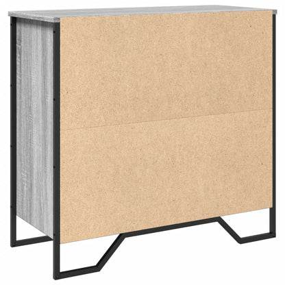 vidaXL Buffet gris Sonoma 79,5x35,5x74,5 cm Bois d'ingénierie