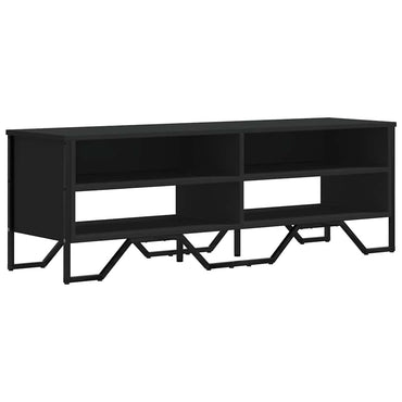vidaXL Meuble TV Noir 122x34x41 cm Bois d'ingénierie
