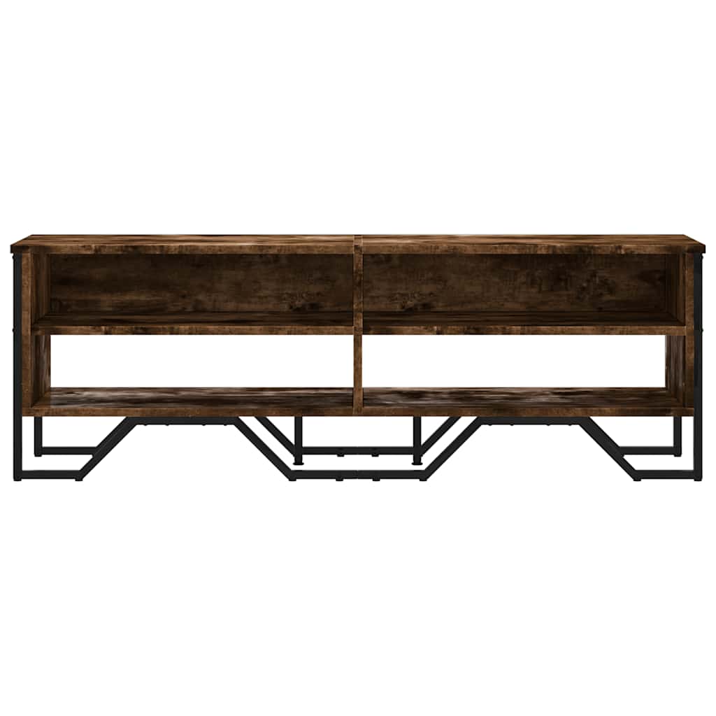 vidaXL TV-Schrank Räuchereiche 122x34x41 cm Holzwerkstoff