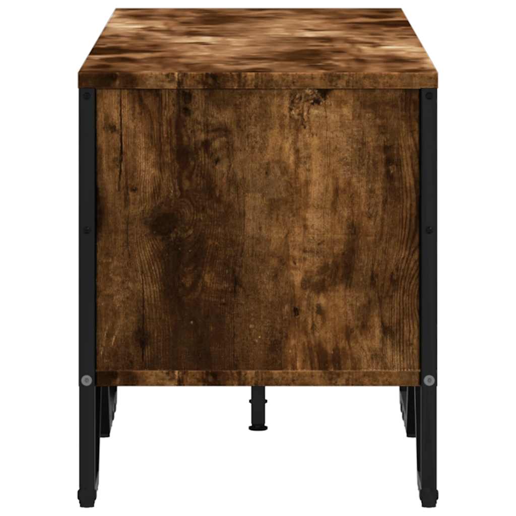vidaXL TV-Schrank Räuchereiche 122x34x41 cm Holzwerkstoff