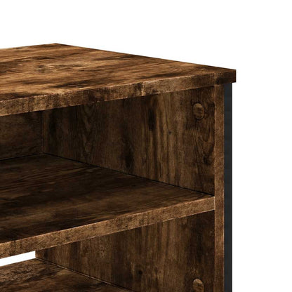 vidaXL TV-Schrank Räuchereiche 122x34x41 cm Holzwerkstoff