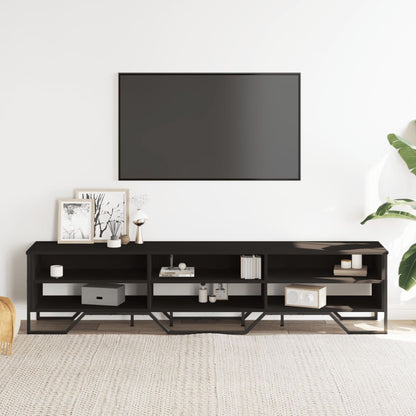 vidaXL TV-Schrank Schwarz 180x34x41 cm Holzwerkstoff