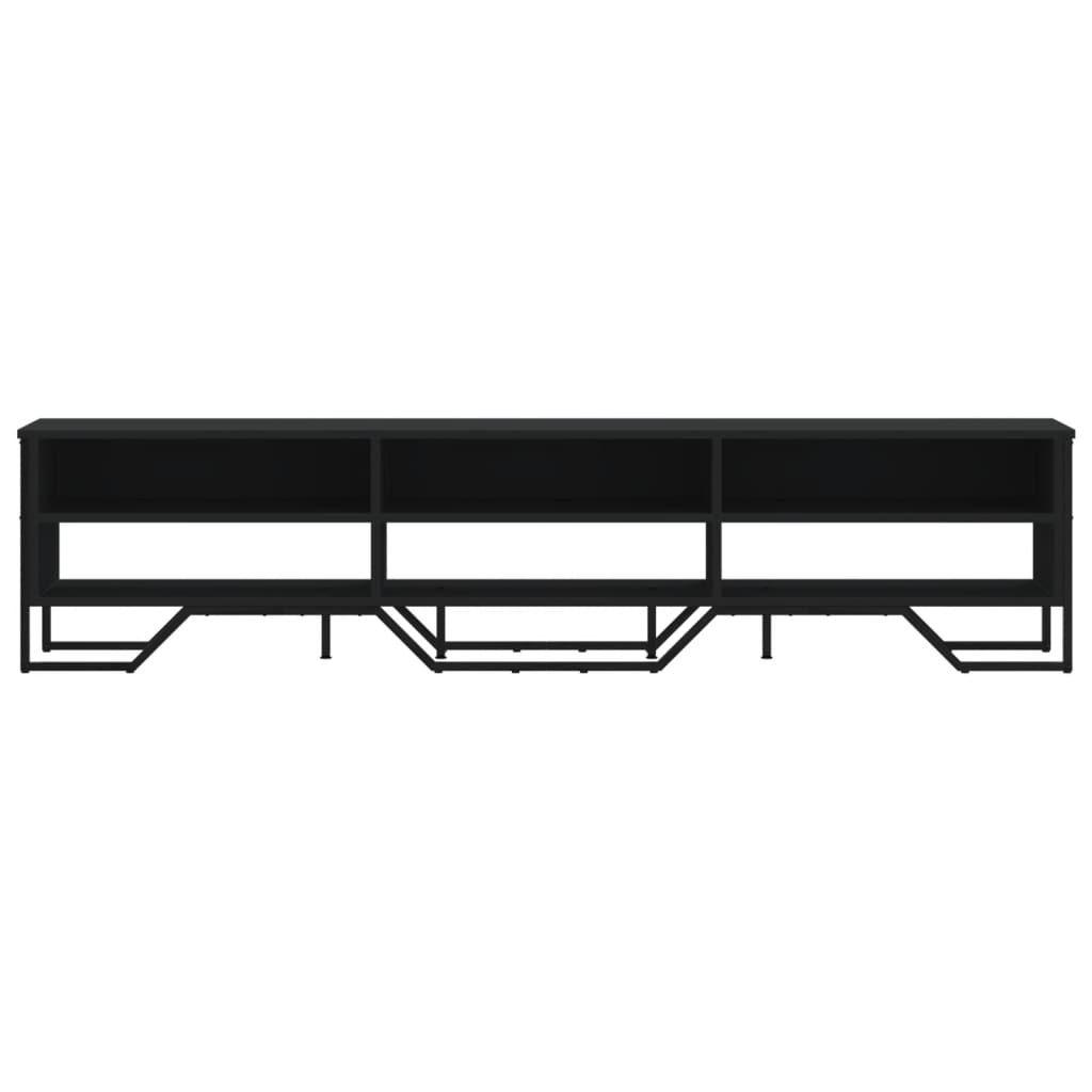 vidaXL TV-Schrank Schwarz 180x34x41 cm Holzwerkstoff