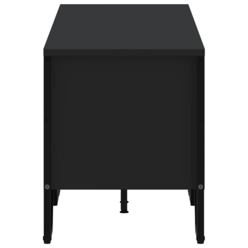 vidaXL TV-Schrank Schwarz 180x34x41 cm Holzwerkstoff