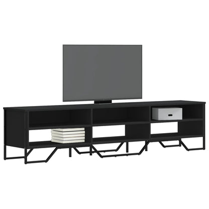 vidaXL TV-Schrank Schwarz 180x34x41 cm Holzwerkstoff