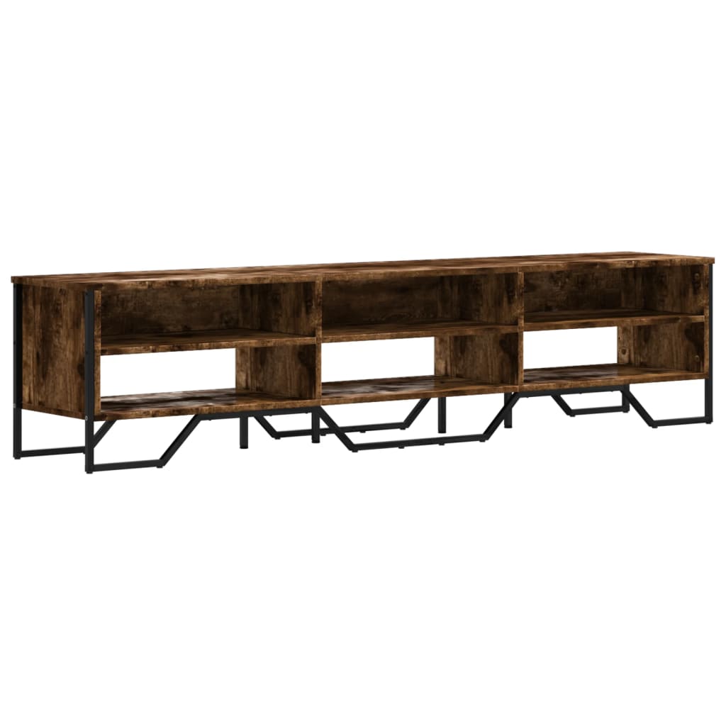 vidaXL TV-Schrank Räuchereiche 180x34x41 cm Holzwerkstoff