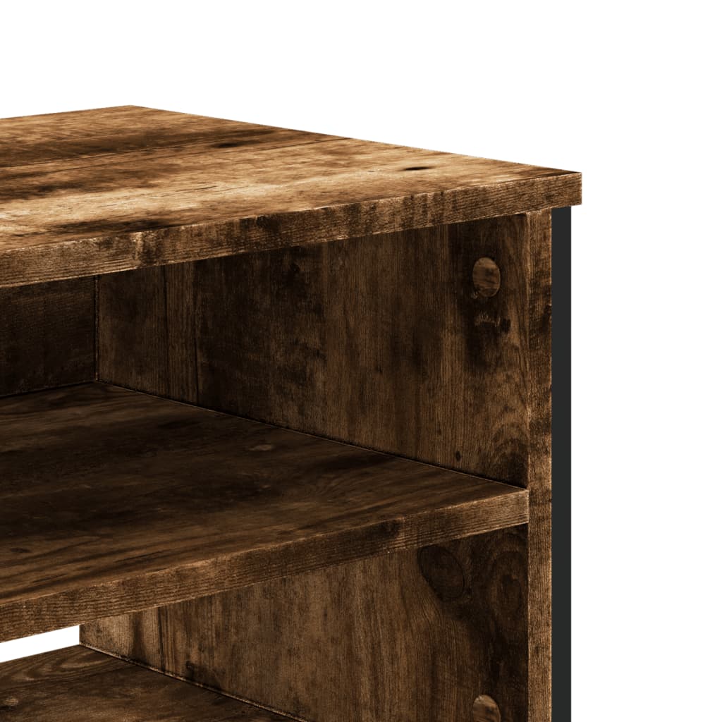 vidaXL TV-Schrank Räuchereiche 180x34x41 cm Holzwerkstoff