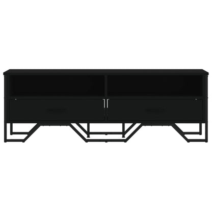 vidaXL Meuble TV Noir 122x34x41 cm Bois d'ingénierie
