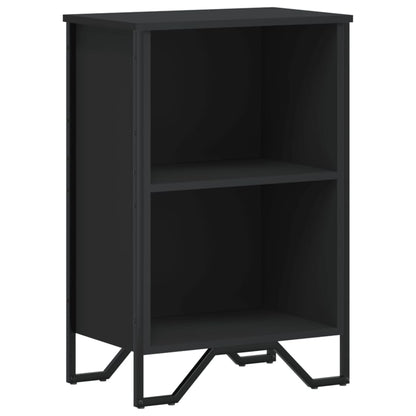 vidaXL Bücherregal Schwarz 50x31x74,5 cm Holzwerkstoff