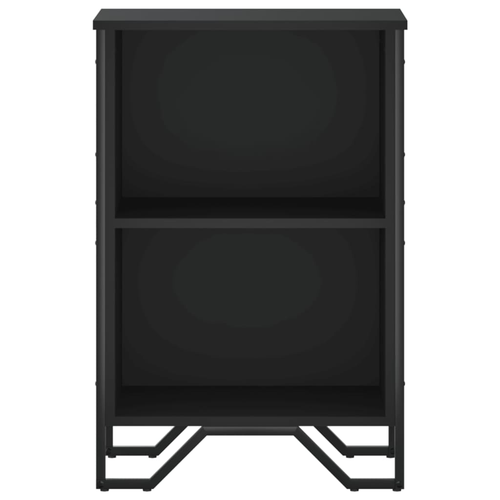 vidaXL Bücherregal Schwarz 50x31x74,5 cm Holzwerkstoff