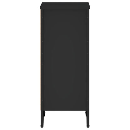 vidaXL Bücherregal Schwarz 50x31x74,5 cm Holzwerkstoff