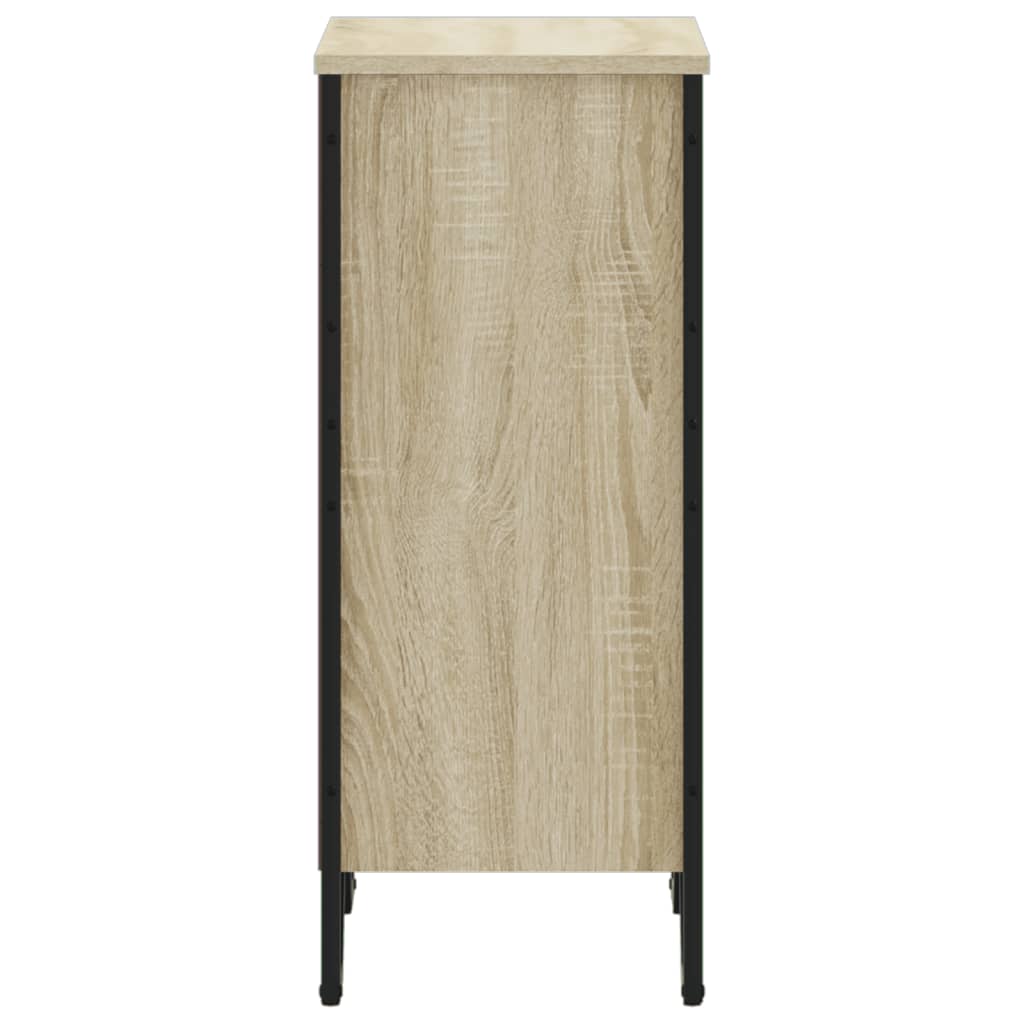 vidaXL Bücherregal Sonoma-Eiche 50x31x74,5 cm Holzwerkstoff