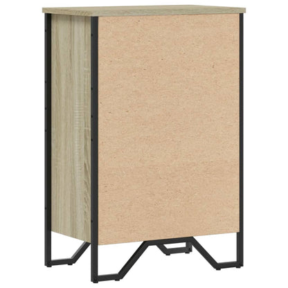 vidaXL Bücherregal Sonoma-Eiche 50x31x74,5 cm Holzwerkstoff