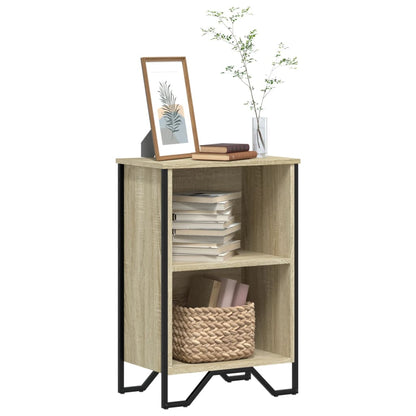 vidaXL Bücherregal Sonoma-Eiche 50x31x74,5 cm Holzwerkstoff