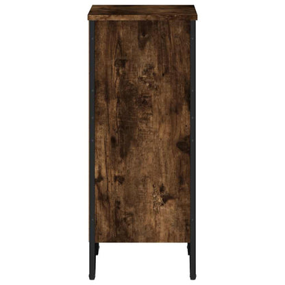 vidaXL Bücherregal Räuchereiche 50x31x74,5 cm Holzwerkstoff