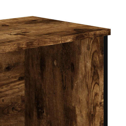 vidaXL Bücherregal Räuchereiche 50x31x74,5 cm Holzwerkstoff