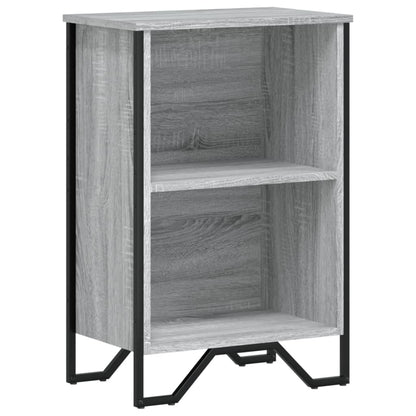 vidaXL Bücherregal Grau Sonoma 50x31x74,5 cm Holzwerkstoff