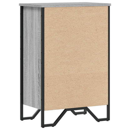 vidaXL Bücherregal Grau Sonoma 50x31x74,5 cm Holzwerkstoff