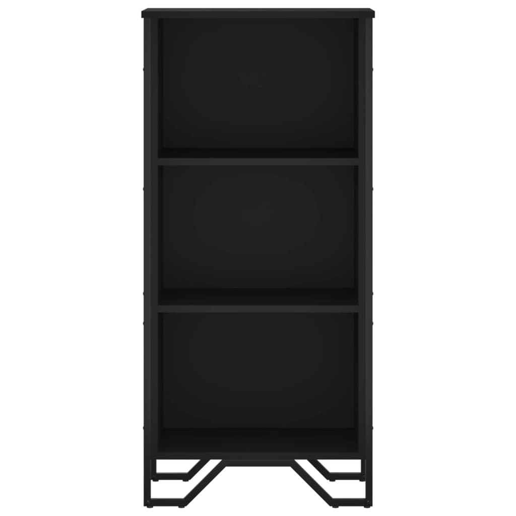 vidaXL Bücherregal Schwarz 50x31x106 cm Holzwerkstoff
