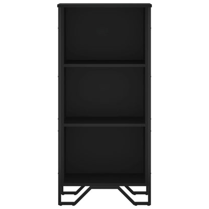 vidaXL Bücherregal Schwarz 50x31x106 cm Holzwerkstoff