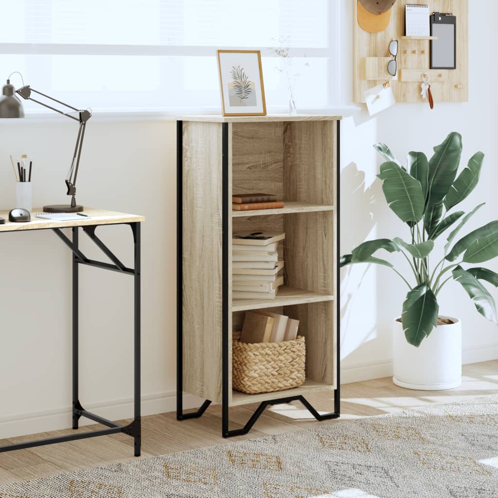 vidaXL Bücherregal Sonoma-Eiche 50x31x106 cm Holzwerkstoff