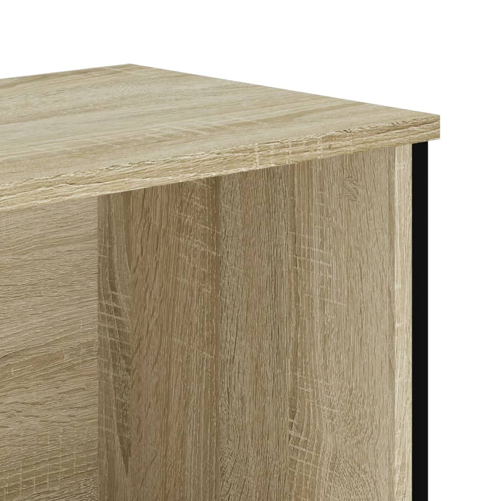 vidaXL Bücherregal Sonoma-Eiche 50x31x106 cm Holzwerkstoff