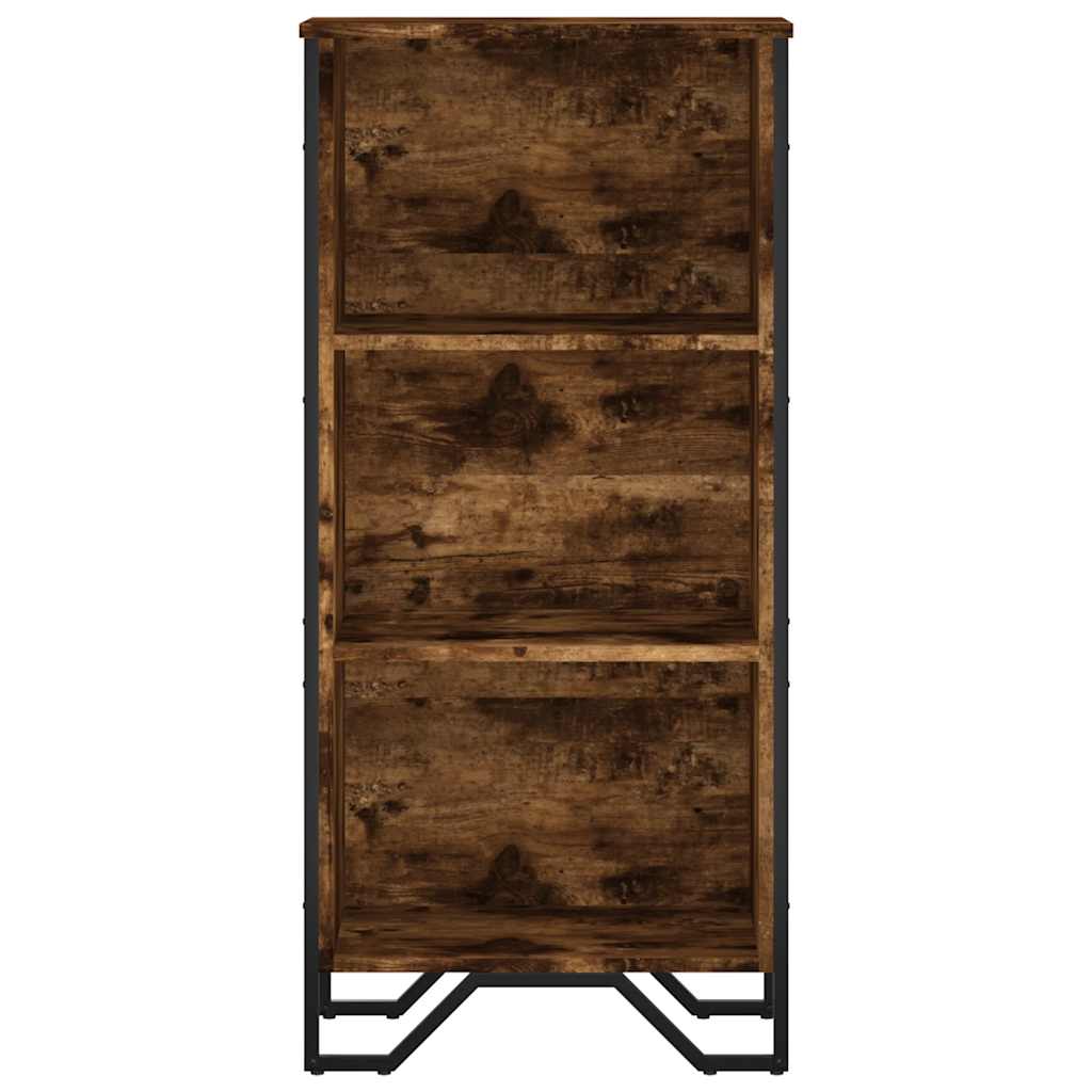 vidaXL Bücherregal Räuchereiche 50x31x106 cm Holzwerkstoff