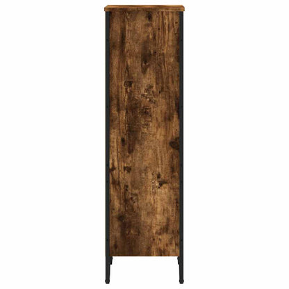 vidaXL Bücherregal Räuchereiche 50x31x106 cm Holzwerkstoff