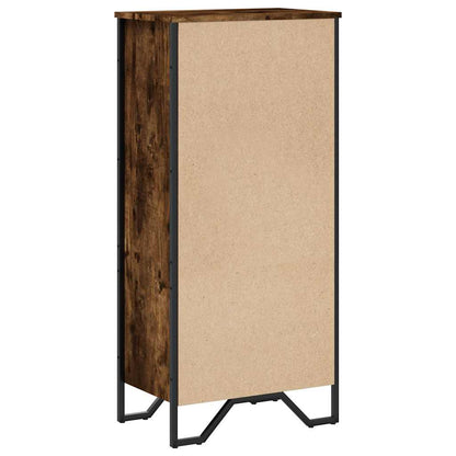 vidaXL Bücherregal Räuchereiche 50x31x106 cm Holzwerkstoff