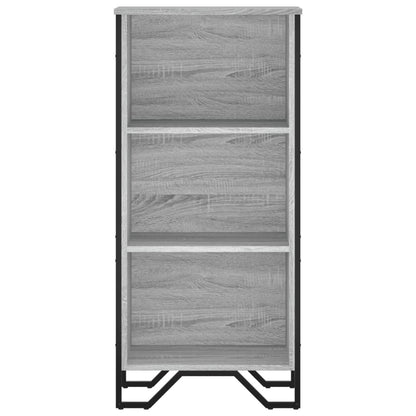 vidaXL Bücherregal Grau Sonoma 50x31x106 cm Holzwerkstoff
