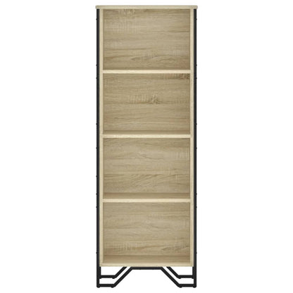 vidaXL Bücherregal Sonoma-Eiche 50x31x137,5 cm Holzwerkstoff