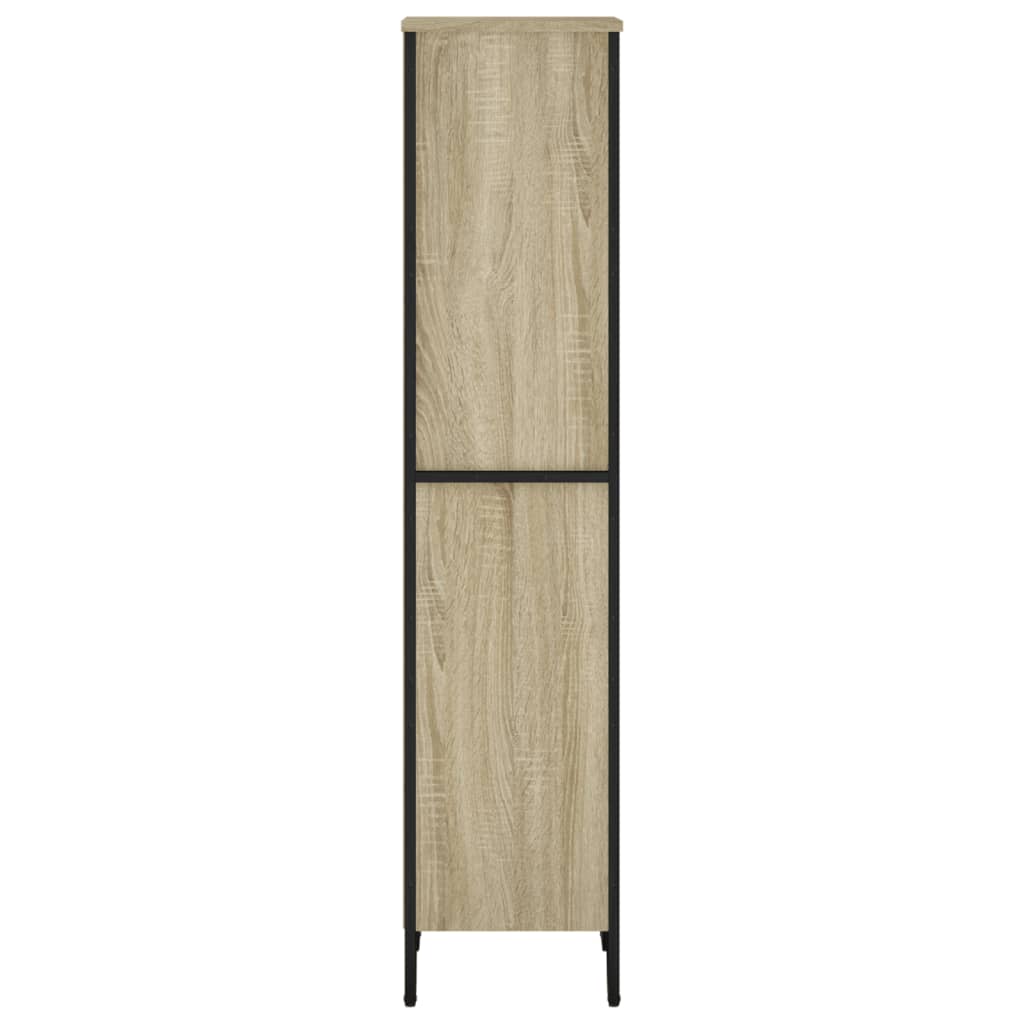 vidaXL Bücherregal Sonoma-Eiche 50x31x137,5 cm Holzwerkstoff