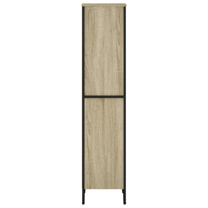 vidaXL Bücherregal Sonoma-Eiche 50x31x137,5 cm Holzwerkstoff