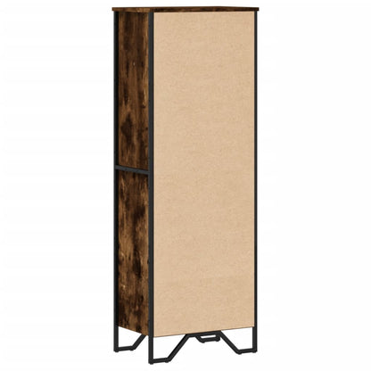vidaXL Bücherregal Räuchereiche 50x31x137,5 cm Holzwerkstoff