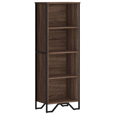 vidaXL Bücherregal Braun Eichen-Optik 50x31x137,5 cm Holzwerkstoff