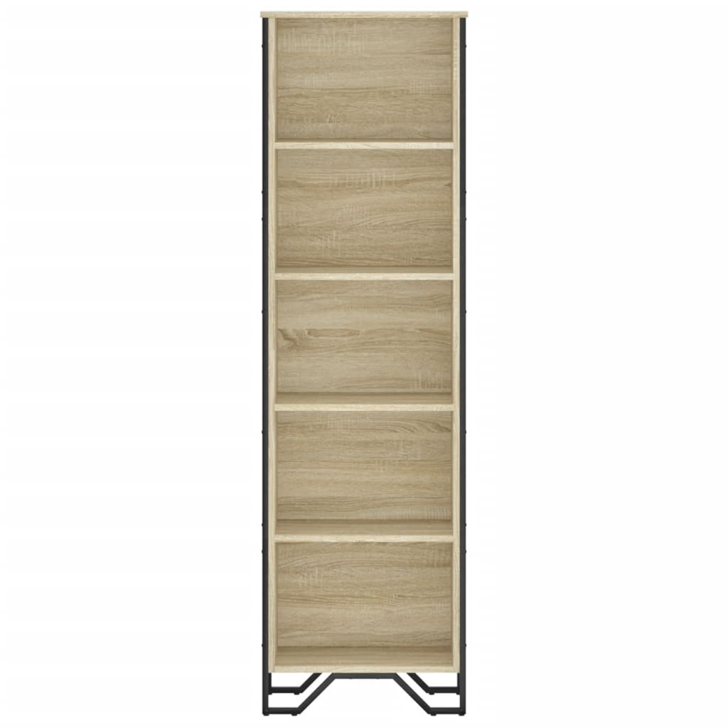 vidaXL Bücherregal Sonoma-Eiche 50x31x169 cm Holzwerkstoff