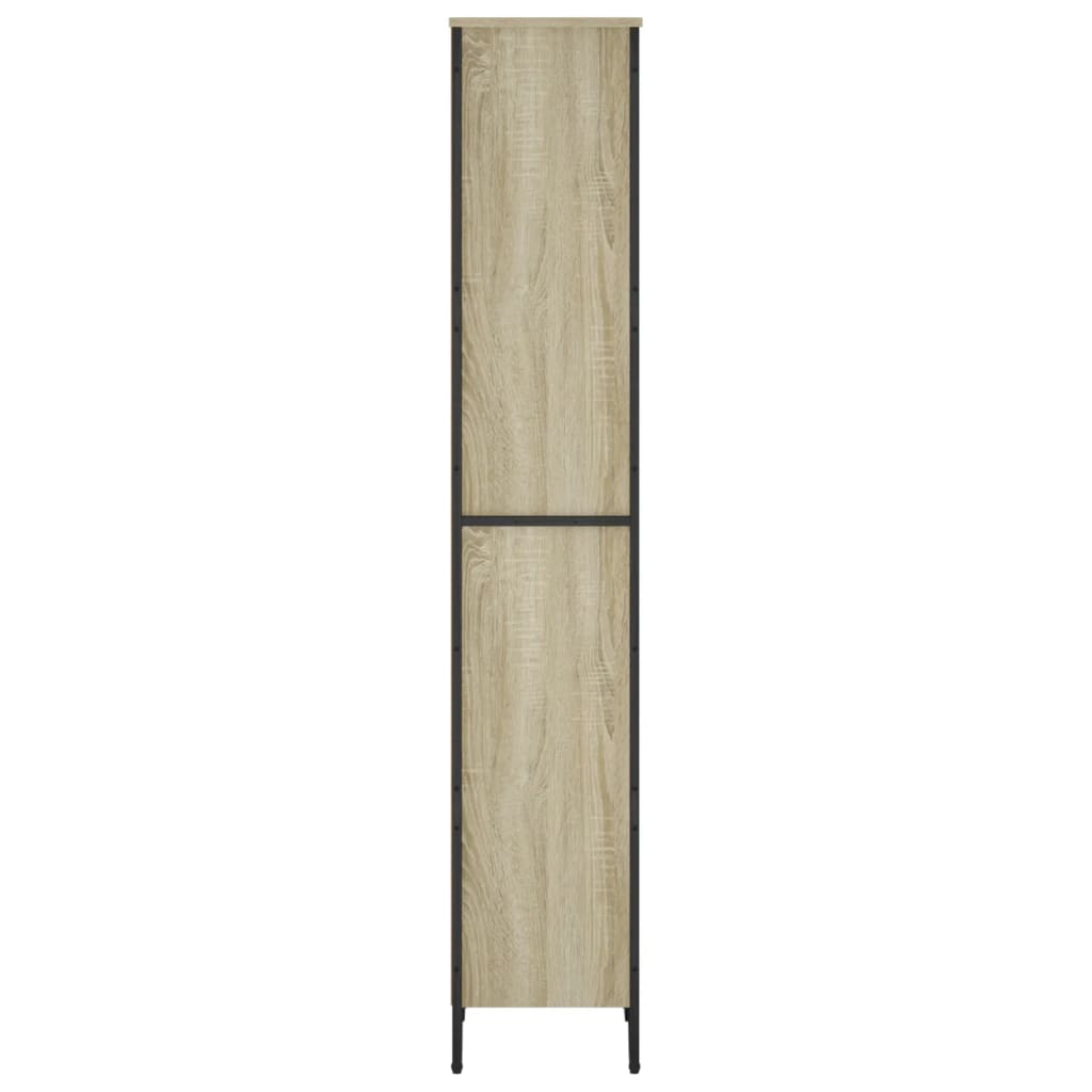 vidaXL Bücherregal Sonoma-Eiche 50x31x169 cm Holzwerkstoff