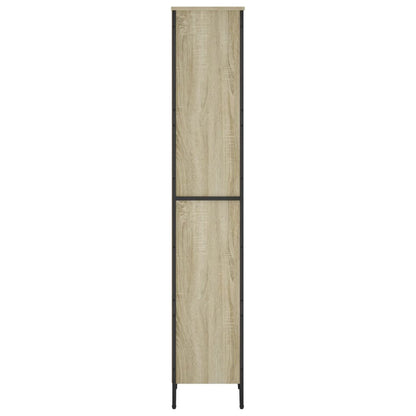 vidaXL Bücherregal Sonoma-Eiche 50x31x169 cm Holzwerkstoff