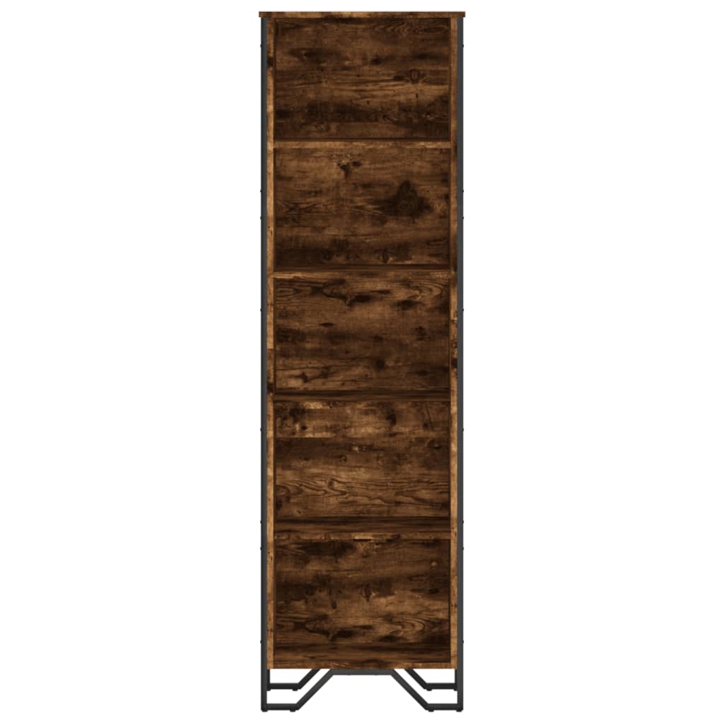 vidaXL Bücherregal Räuchereiche 50x31x169 cm Holzwerkstoff